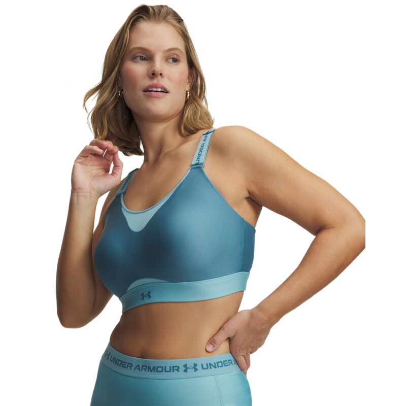 UA Infinity High 2.0 Bra-YLW BLU-466
