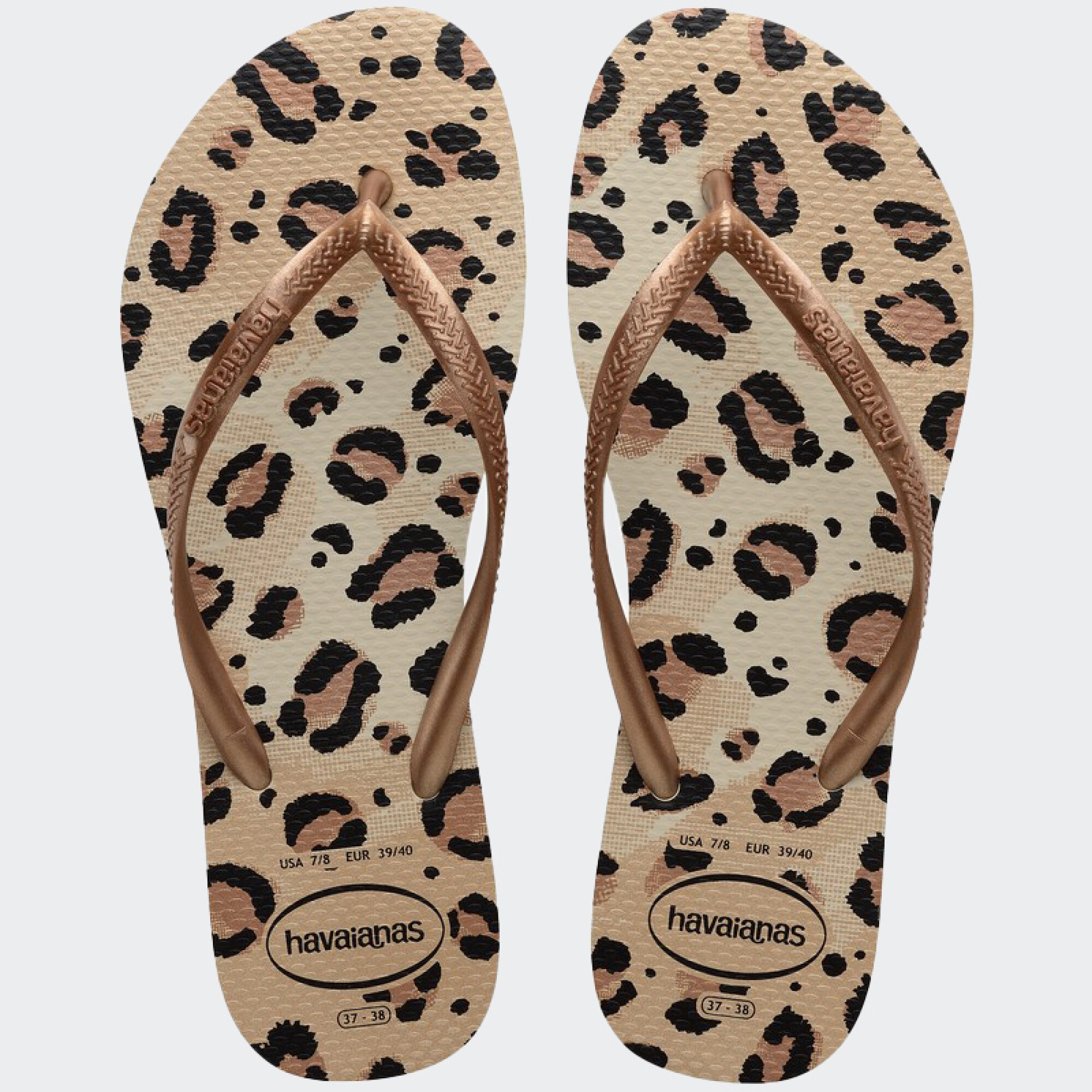 Havaianas Ojotas Playeras Ojotas Havaianas Slim Animals Beige — Inbox