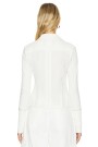 TINY WOVEN TOP Blanco