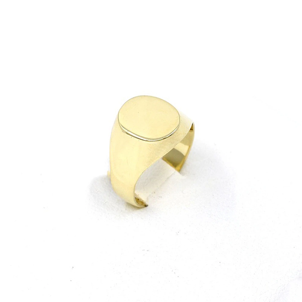 Anillo En Oro 18K Sello Oval Anillo En Oro 18K Sello Oval
