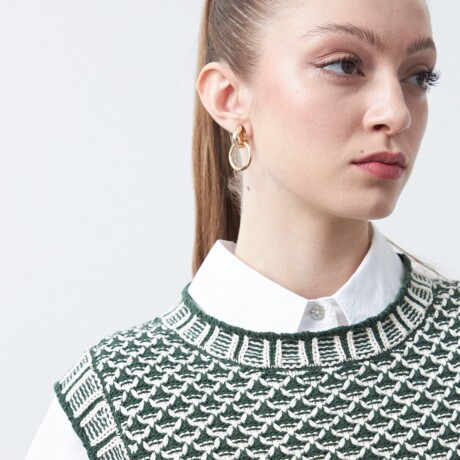 CHALECO ADELA Verde Botella