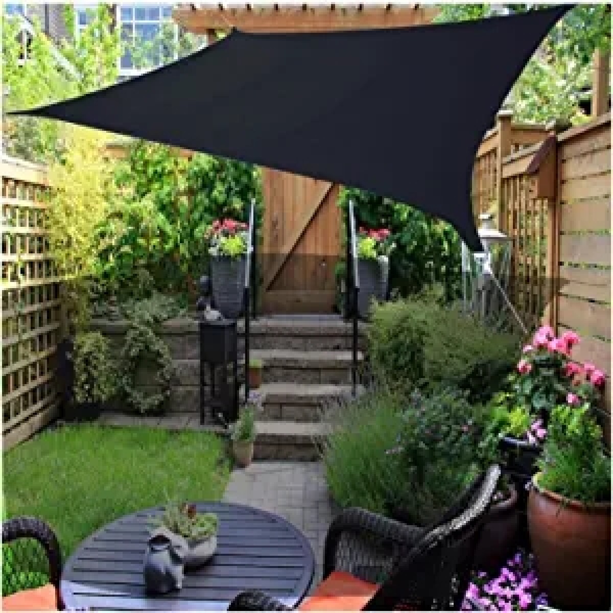 Toldo Vela Oxford Impermeable 100% - 3x2 - Negro 