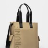 Cartera Al Hombro Light Nylon Negro Taupe