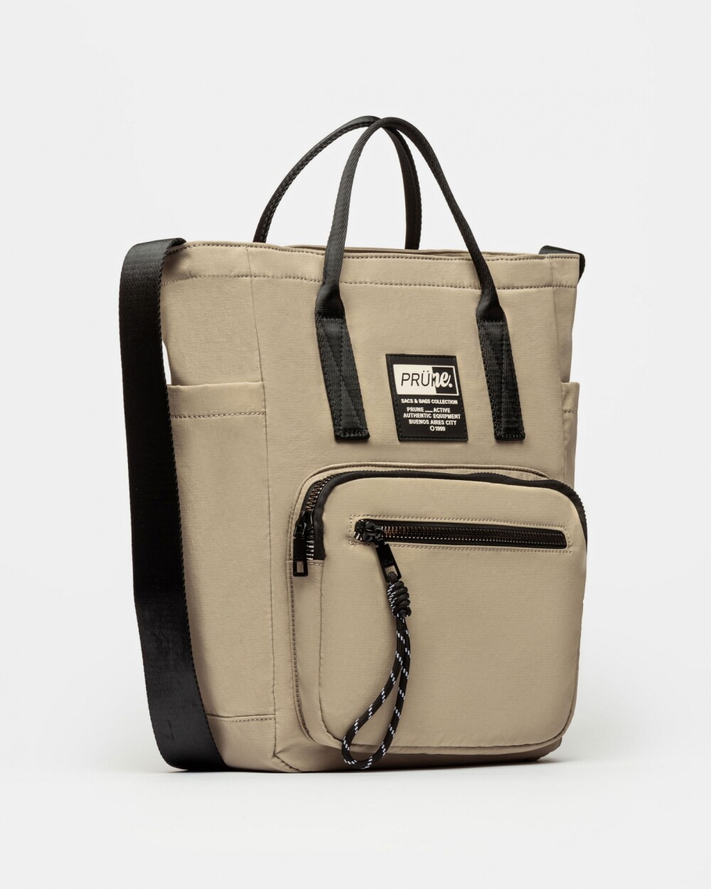 Bolso Al Hombro Forest en Nylon Taupe