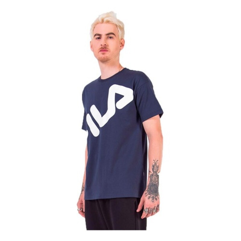 Remera para Hombre Fila Big Letter Azul Remera para Hombre Fila Big Letter Azul