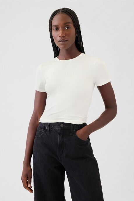 Remera Manga Corta Mujer New Off White