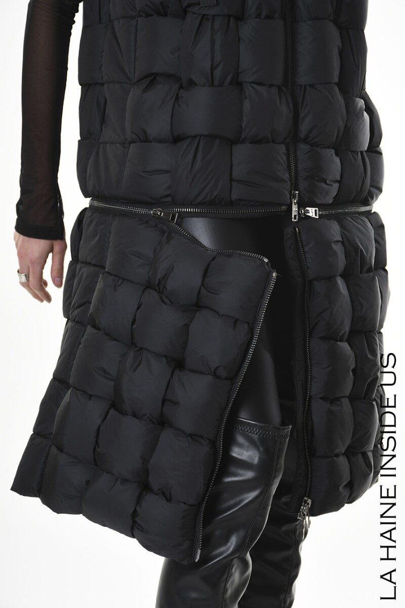 CHALECO ABRIGO Negro