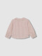 Camisa Cuello Bebe Rayas Rosa Suave