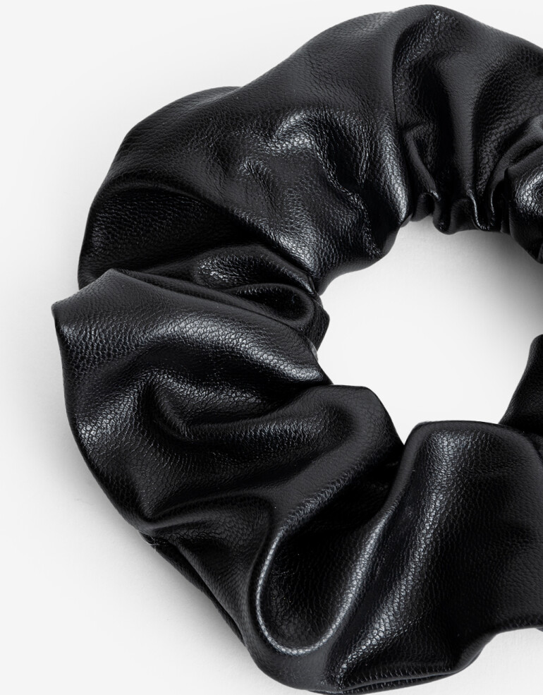 Skunzies Cuero/PU Skunzie Engomado - Negro