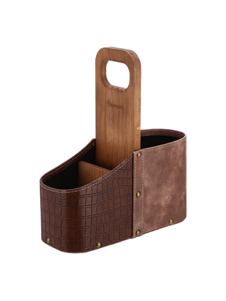 Matera madera combinada Croco Marrón