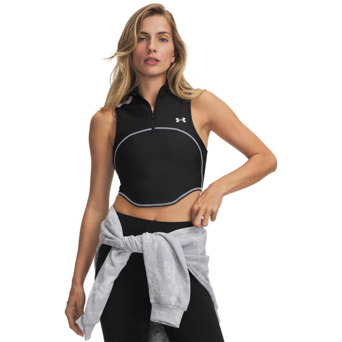 UA HeatGear Novelty Tank-BRN - BLK-001 