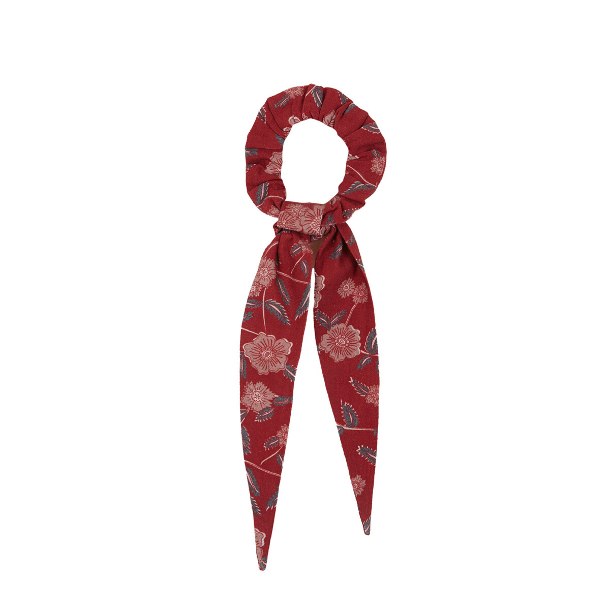 Coletero Estampado Flores - Granate 