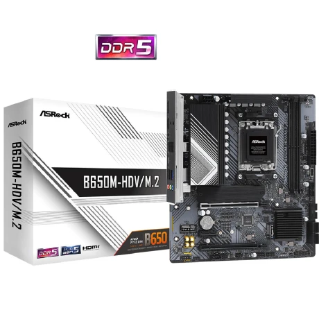 Motherboard Asrock B650M HDV/M2 DDR5 AM5 001
