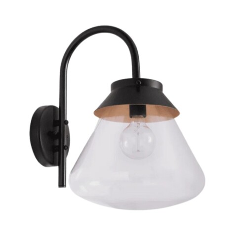 APLIQUE JARDIN 1L E27 VIDRIO Y METAL APLIQUE JARDIN 1L E27 VIDRIO Y METAL