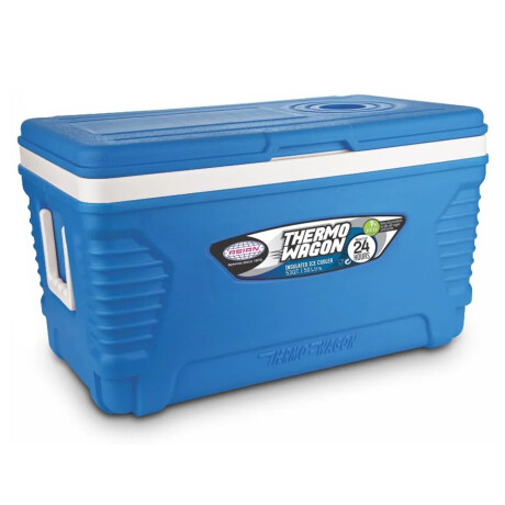 Conservadora Heladera 50L c/Asas p/Transportar y Apoya Vasos Azul