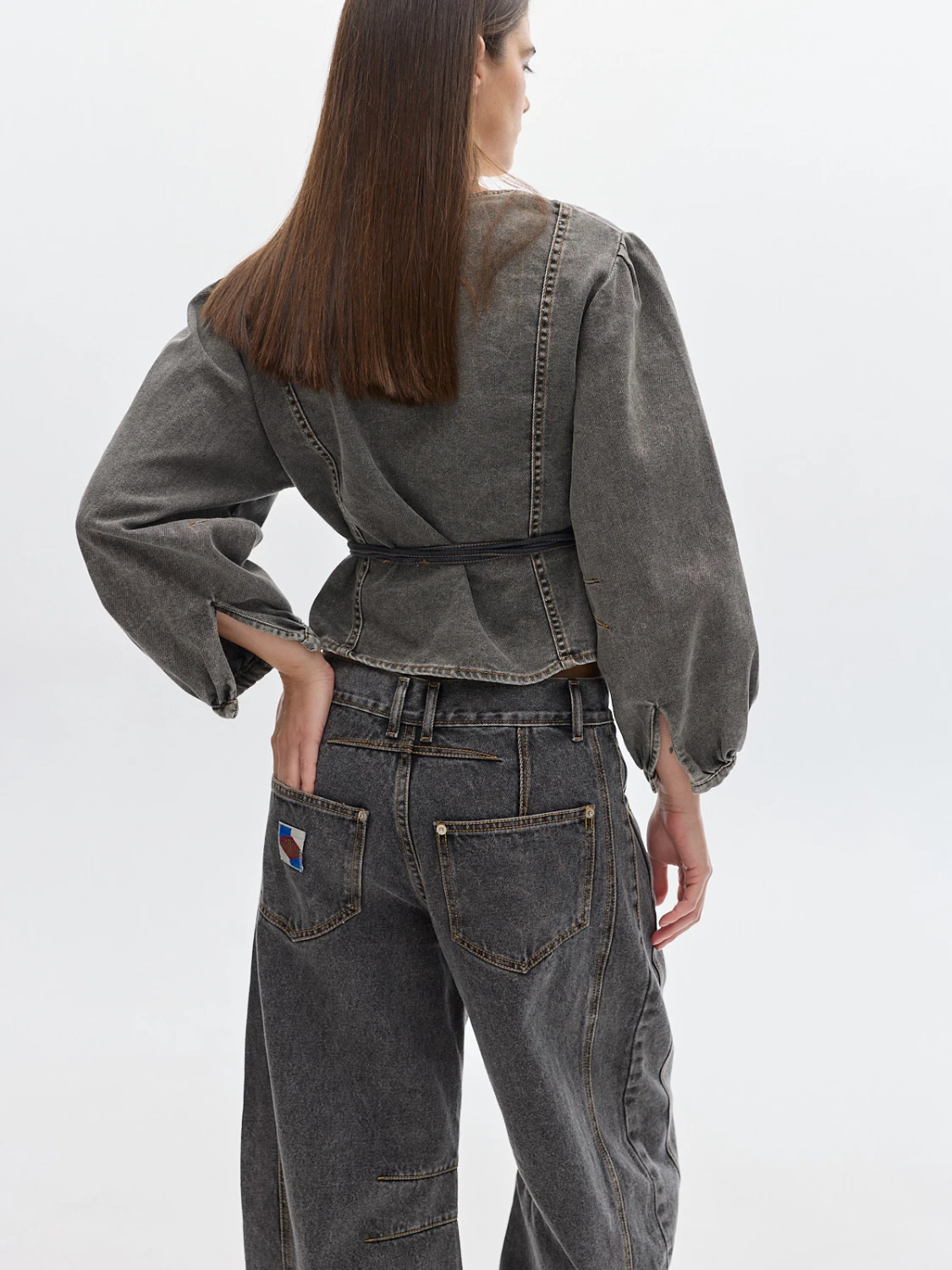 Blusa Holden Washed negro m