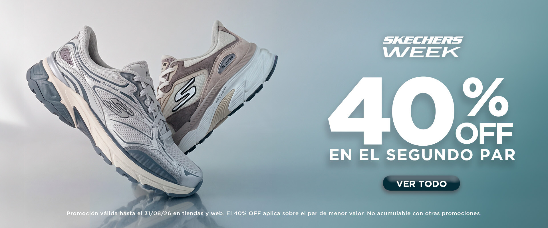 Skechers Week - 40%OFF segundo par
