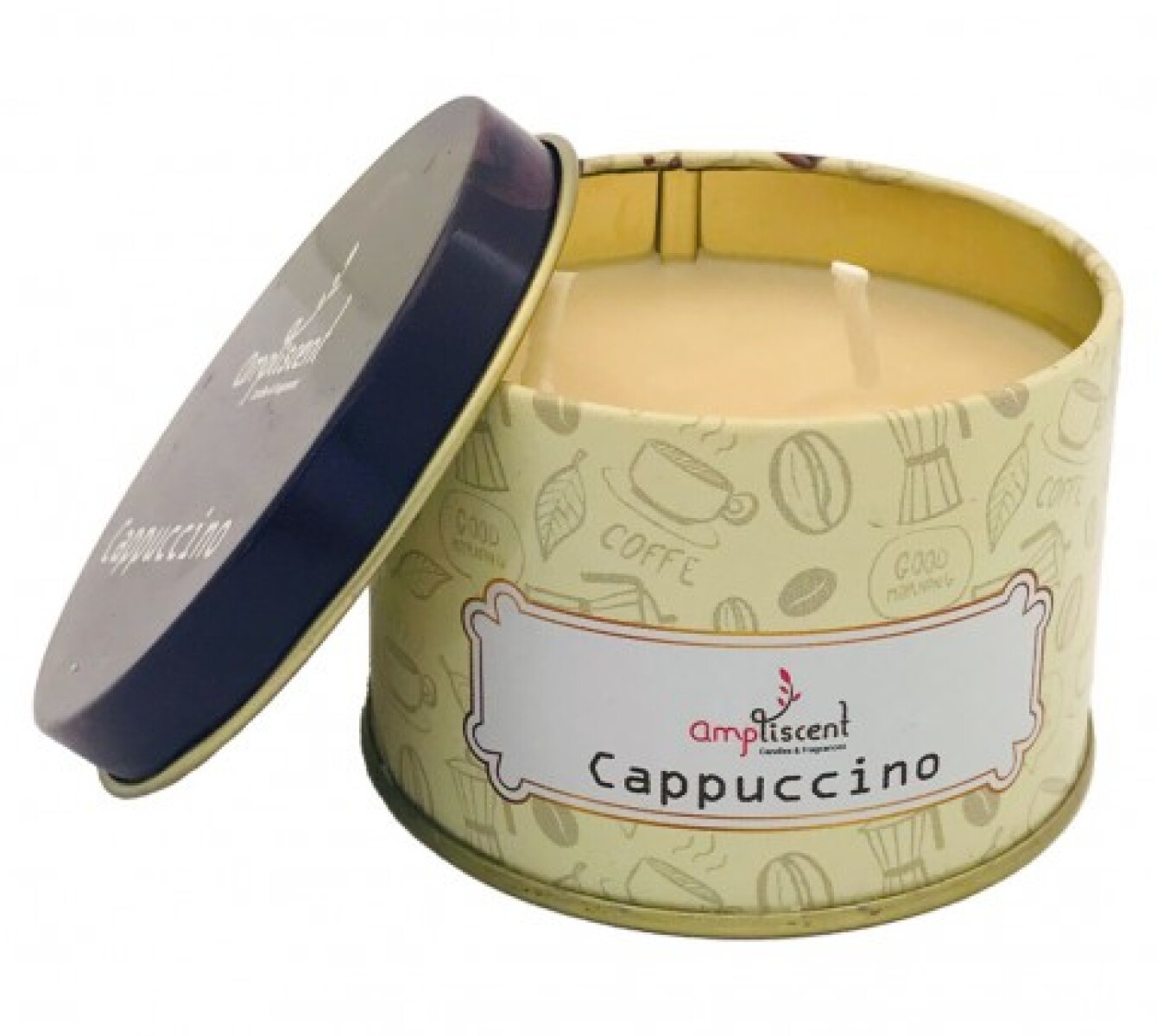 Vela aromática en lata Ampliscent Capuccinno 