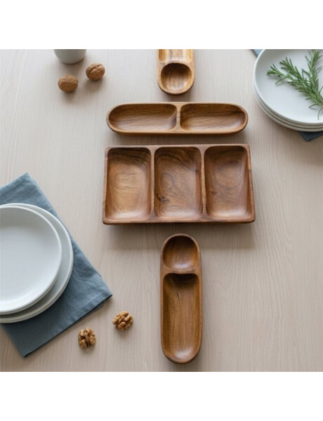 COPETINERO OVAL 2 DIVISIONES MADERA 33X7.5X2.5CM COPETINERO OVAL 2 DIVISIONES MADERA 33X7.5X2.5CM