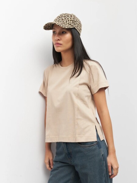 T-SHIRT D.CASSIN PADELLA BEIGE
