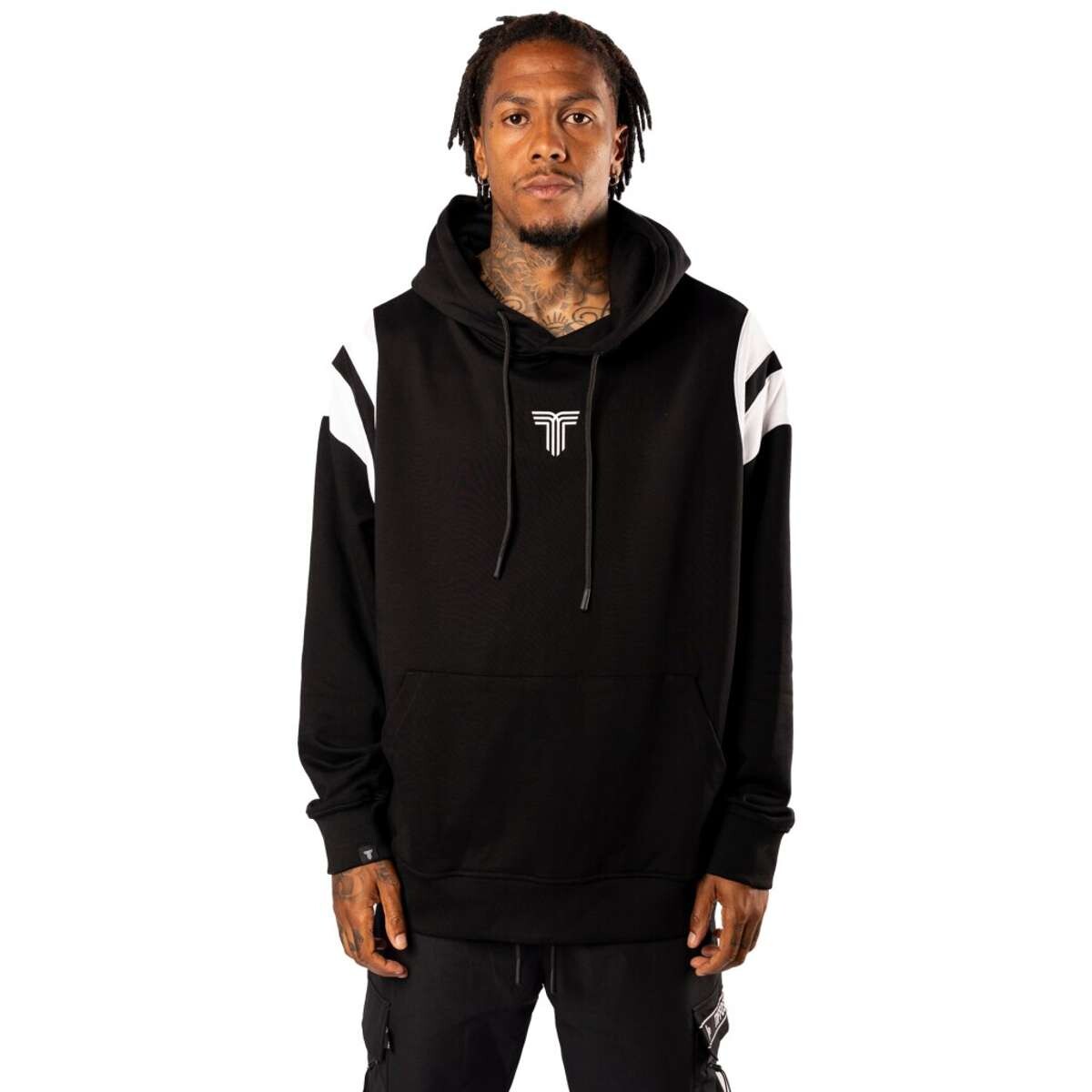 Abrigo Tiffosi Canguro Sleeve Cut Unisex - Negro 