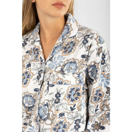 Pijama franela Flores