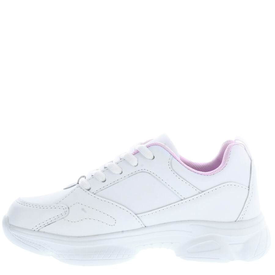 Championes Infantiles Push ARTI con forro en contraste Blanco - Rosado