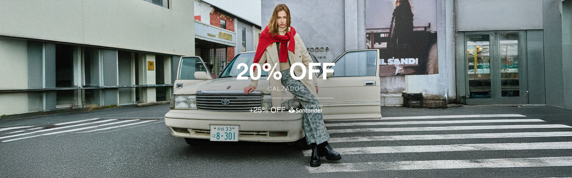 Día D - Calzado - 20% NC + 25& OFF Crédito Santander