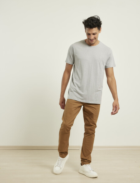 T-shirt Navigator Gris Medio Melange