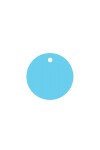 Tag circular liso CELESTE