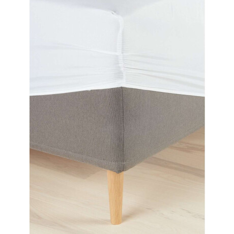 Sabana Bajera Micro Miriam 90X200X25 Blanco