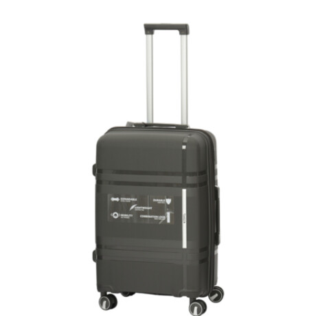 VALIJA CANVA 21" MARRÓN MARRON