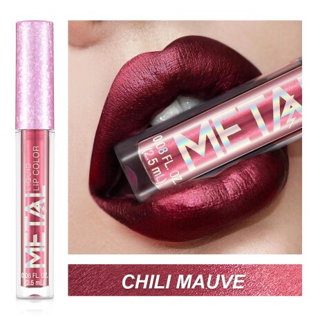 Labial líquido metalizado Chili Mauve