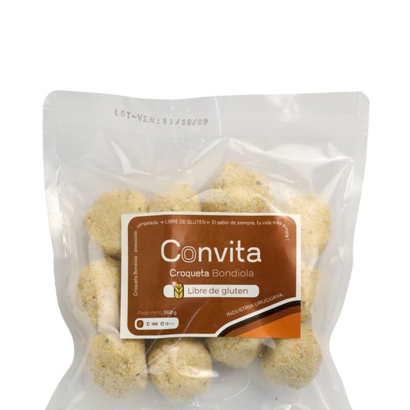 CROQUETA DE BONDIOLA CONVITA 360G +SOLO PDE O WEB+ CROQUETA DE BONDIOLA CONVITA 360G +SOLO PDE O WEB+