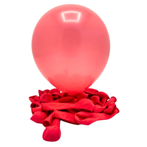 Globo Tamaño R5 X25 Rojo Pastel