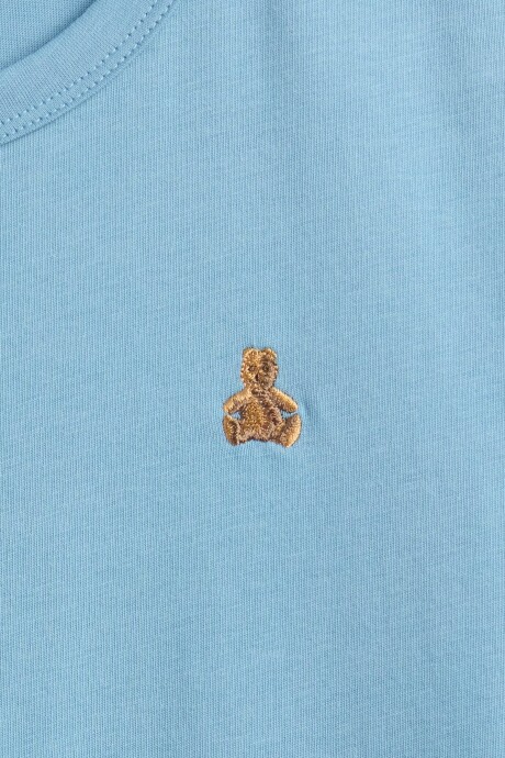 Remera Oso Brannan Mujer Blue Stone