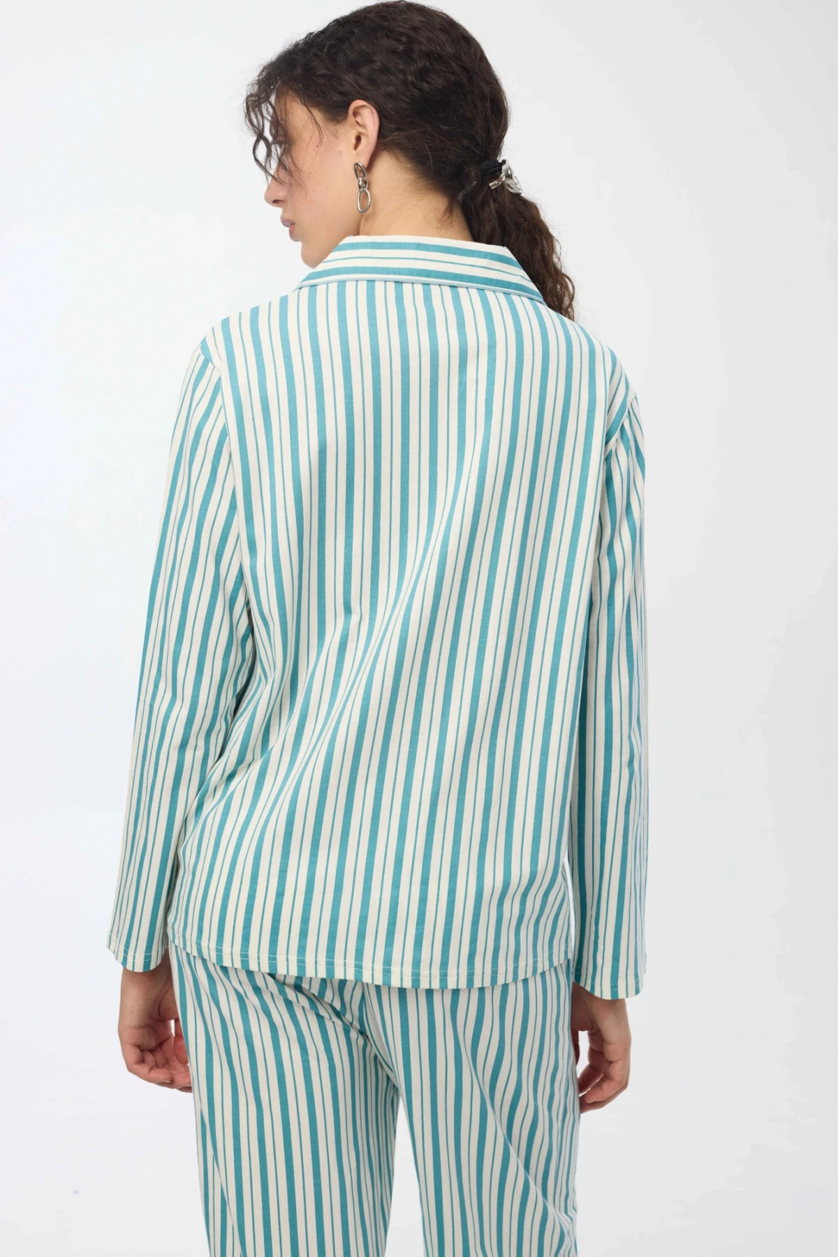 Camisero Berta Rayas Verde
