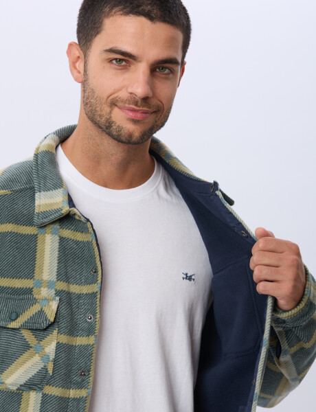 CAMISA LEÑADORA POLAR Verde