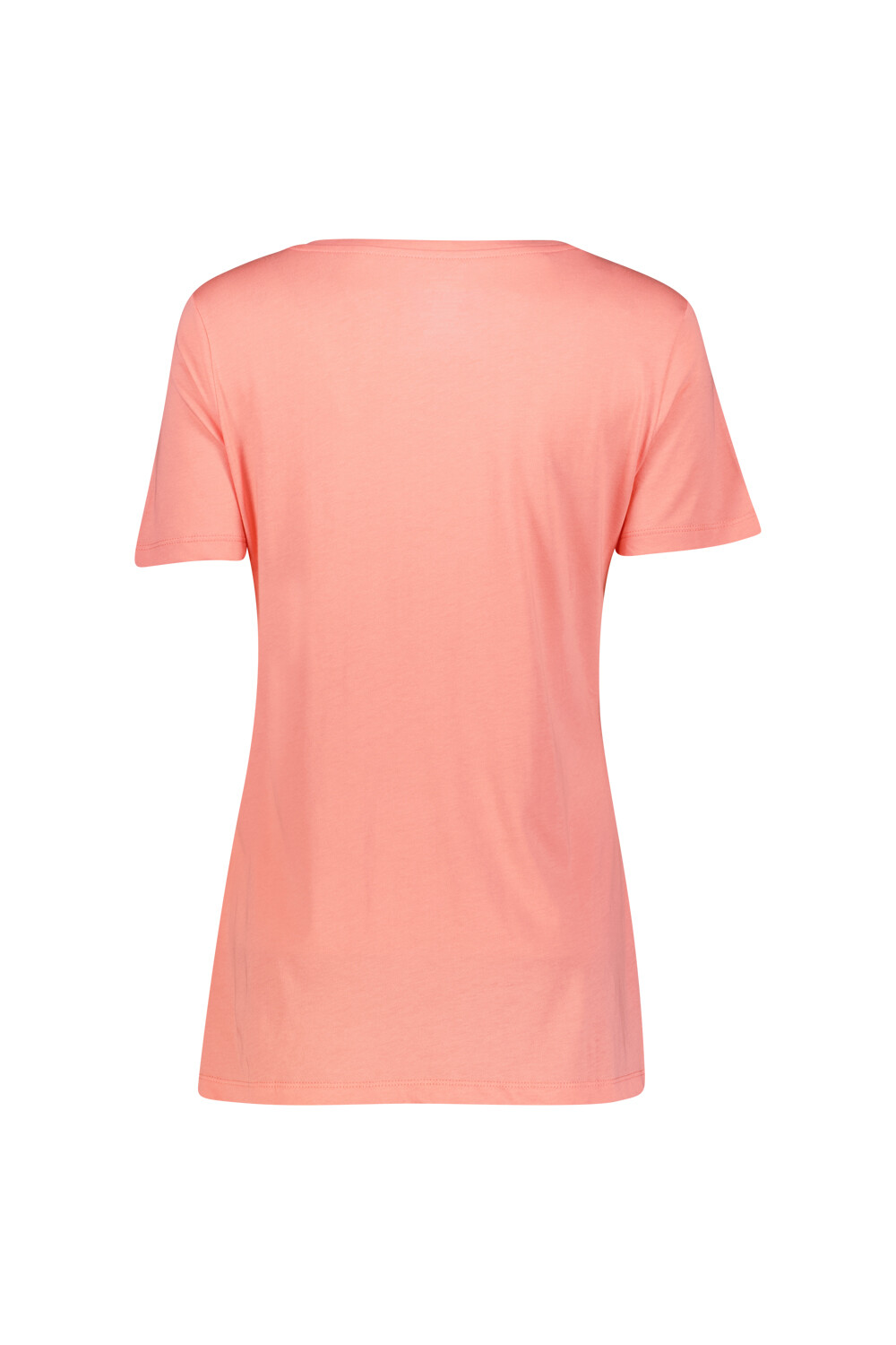 Remera Cava V-neck Salmon