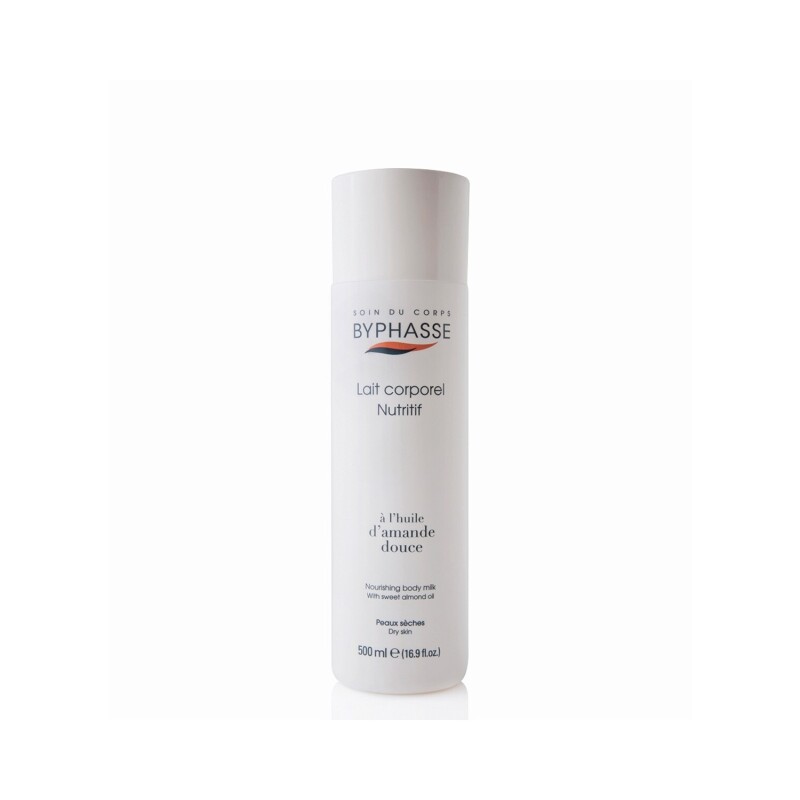 Leche corporal nutritiva Byphasse almendras piel seca 500ml Leche corporal nutritiva Byphasse almendras piel seca 500ml