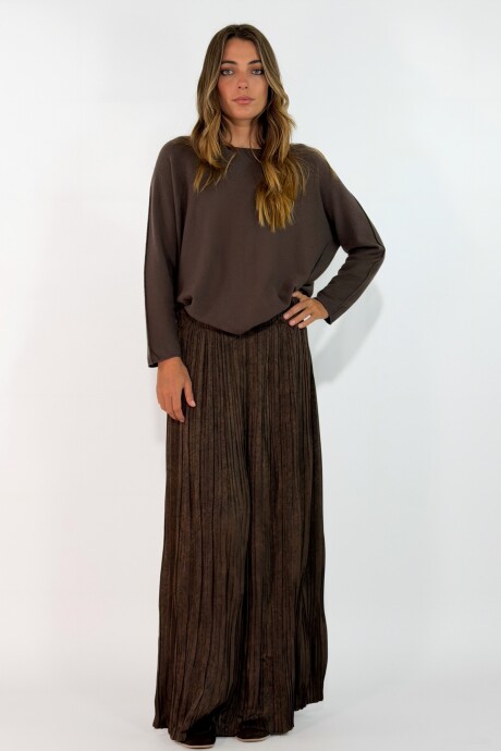 POLLERA MAKRAN Chocolate