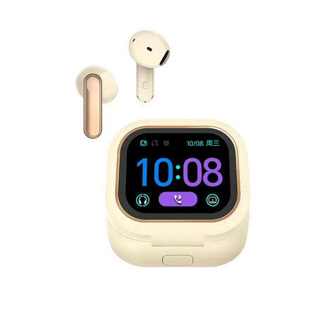 Auriculares Bluetooth HONOR Choice Cubuds con Pantalla White Auriculares Bluetooth HONOR Choice Cubuds con Pantalla White