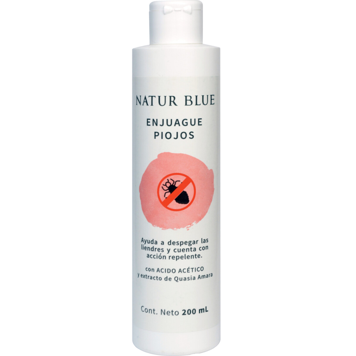 Enjuague para Piojos NATUR BLUE 200 mL 