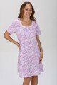 CAMISÓN ALGODÓN ROSA C/FLORES