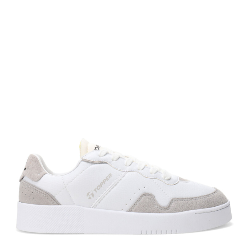 Championes Unisex Topper Terre Suede Blanco - Gris