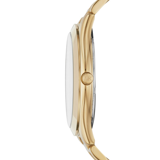 Reloj MICHAEL KORS SLIM RUNWAY Acero Dorado Esfera 44mm 0