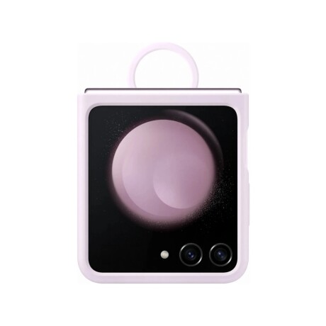Funda Samsung Silicone Case con Anillo para Galaxy Z Flip5 Lavender