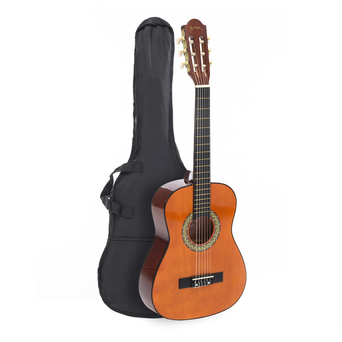 Guitarra Clasica Memphis 851 Natural 1/4 Con Funda 