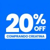 20%off comprando crea