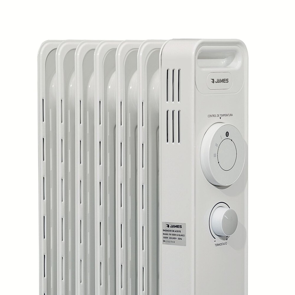 Radiador de Aceite Blanco - Modelo RA 1500 G2 - James Radiador de Aceite Blanco - Modelo RA 1500 G2 - James